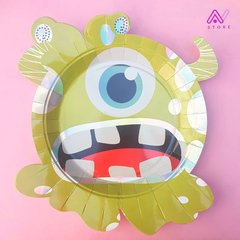 Platos con forma de Monstruo (metalizado)