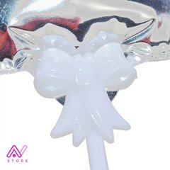 Mini Estrellas con palito con moño 5"