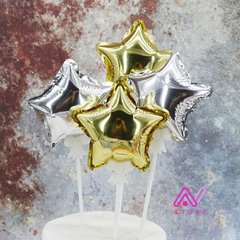 Mini Estrellas con palito con moño 5" en internet