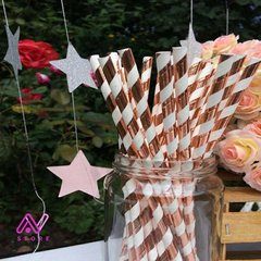 Sorbetes rayas Rose gold