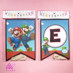 Guirnalda Mi Cumple Mario Bross