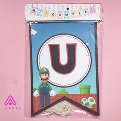 Guirnalda Mi Cumple Mario Bross - comprar online