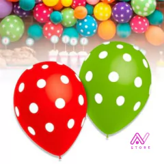 Globos con Lunares x 5 u. en internet