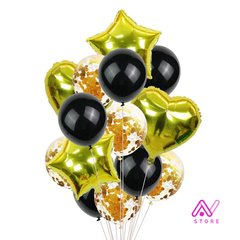 Bouquet de globos con confetti