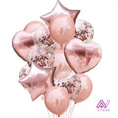 Bouquet de globos con confetti - AN Store