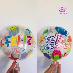 Globos cristal con impresion doble cara - comprar online