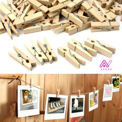 Mini broches de madera x40