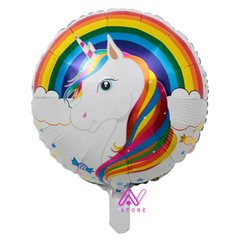 Unicornio arcoiris blanco