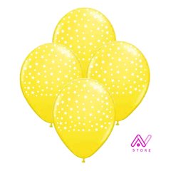 Globos con estrellas blancas x 5 u. - comprar online
