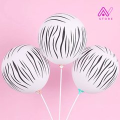 Globos Cebra x 5 u.