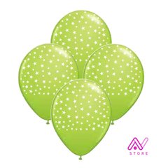Globos con estrellas blancas x 5 u. en internet