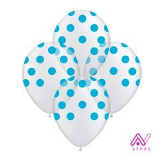 Globos Cristales con Lunares (varios colores) x5 u - AN Store