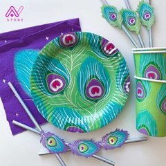 Vasos Pavo Real