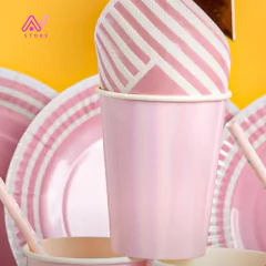 Vasos Rosa Iridiscente - comprar online