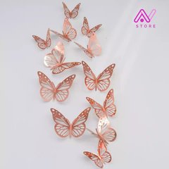 Mariposas caladas 3D x6 u. - AN Store