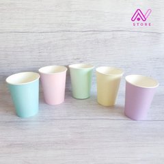 Vasos colores Pasteles