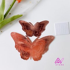 Mariposas caladas 3D x12 u. - AN Store
