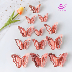 Mariposas caladas 3D x12 u. en internet