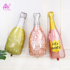 Botella Cheers con corazones Rose gold - comprar online