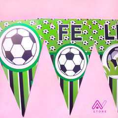 Banderín Feliz Cumple Pelota