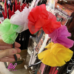 Vincha de flores de friselina