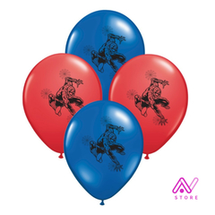 Globos Hombre Araña x5 u.