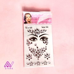 Gemas adhesivas mini para rostro