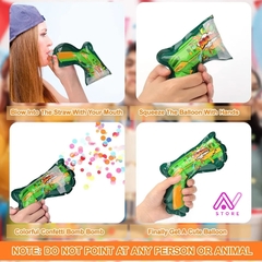 Pistola lanza confettis en internet