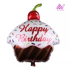 Cupcake Happy Birthday gigante - comprar online