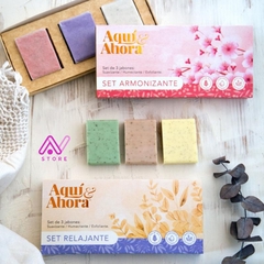 Set de jabones exfoliantes x3