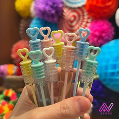 Mini Burbujeros Corazones pasteles x10 - AN Store