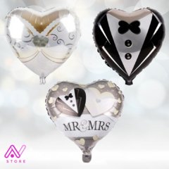 Corazones de boda x 3