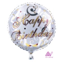 Globo HB Blanco y dorado
