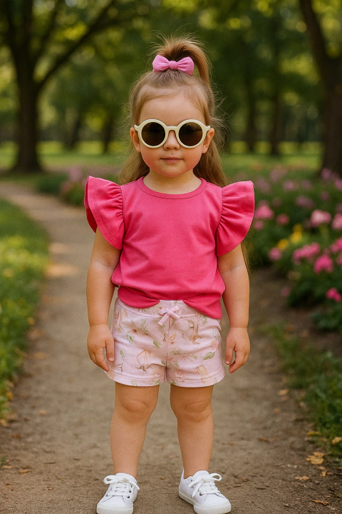 Remera volados chicle - comprar online