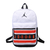 Mochila Air Jordan Branca e Vermelha