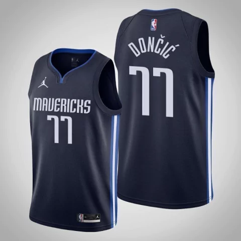 Regata NBA JORDAN BRAND Swingman - Dallas Mavericks Azul - Doncic #77