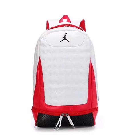 Mochila Air Jordan Branca e Vermelha