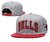 BONÉ SNAPBACK - NBA -  Chicago Bulls Cinza  e Vermelho