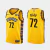 Regata NBA Nike Swingman - Brooklyn Nets Bed-Stuy 20/21- Biggie #72 Amarela