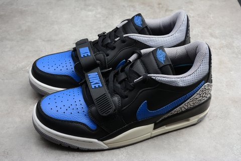 Tênis Air Jordan Legacy 312  Low Preto e Azul