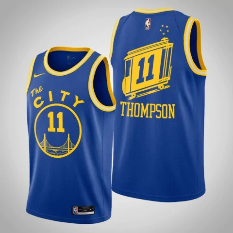 Regata NBA Nike Swingman - Golden State Warriors Hardwood Classics 20-21 - Thompson #11