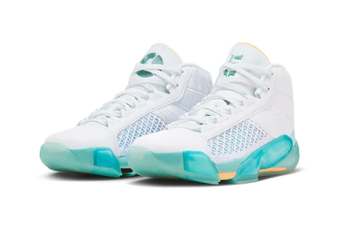 Guo Ailun x Air Jordan 38 PF 'White Clear Jade'