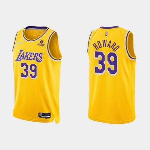 Regata NBA Nike 75ºaniversario DIAMONT EDITION Swingman - Lakers Amarela 21/22 -Howard #39