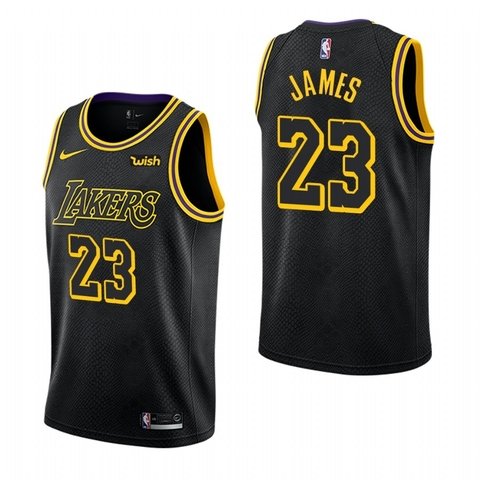 Regata NBA Nike Swingman - Los Angeles Lakers Mamba Edition - James #23