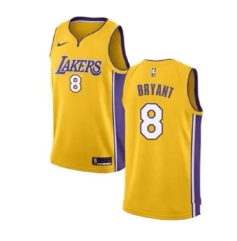 Regata NBA Nike Swingman - Los Angeles Lakers Amarela - Bryant #8