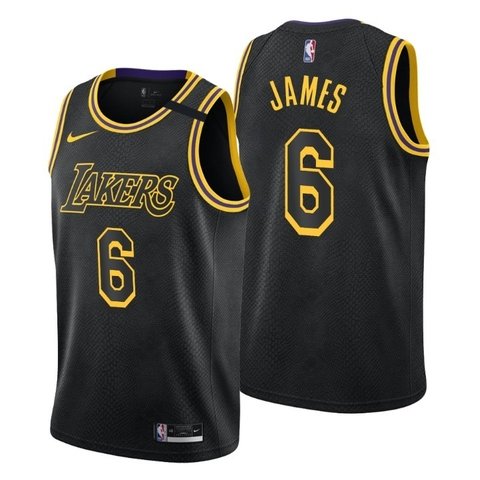 Regata NBA Nike Swingman - Los Angeles Lakers Mamba Edition - James #6