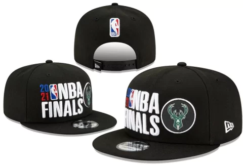 BONÉ SNAPBACK - NBA - Bucks - Champions Preto
