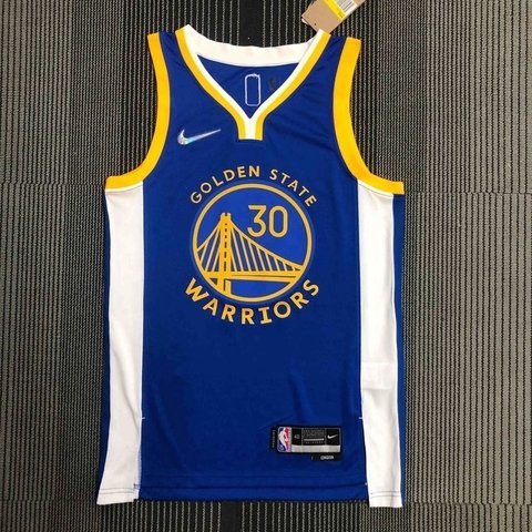 Regata NBA Nike 75ºaniversario DIAMONT EDITION Swingman - Warriors Azul 21/22