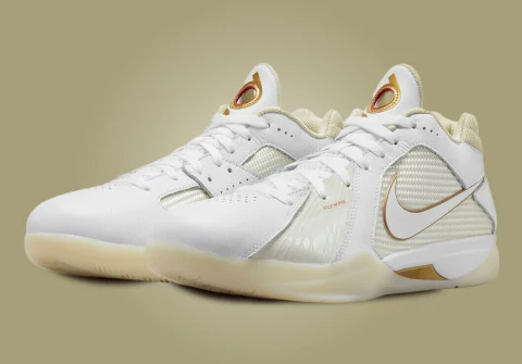 Zoom KD 3 Retro 'White Metallic Gold'