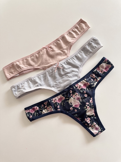 colaless de algodón (pack x 3)